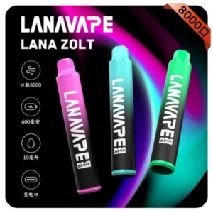 LANA拋棄式8000口一次性電子煙 | 可充電大容量 | 20種口味 | 現貨正品 | 台灣熱銷爆款