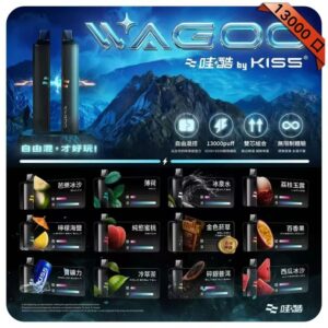 WAGOO哇酷KIS5拋棄式6500口一次性電子煙 | 雙芯組合 | 自由混搭雙口味 | 12款風味